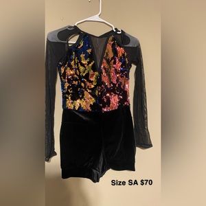 Dance Costume Multicolored